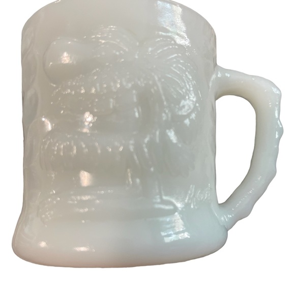 Vintage GROG Milk Glass Coffee Cup #26 Johnny Hart's BC Comics Fire King Brand - Picture 2 of 4